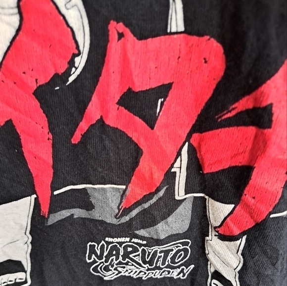 NARUTO SHIPPUDEN ripple junction black graphic t shirt Anime academia 2X unisex - Picture 6 of 7